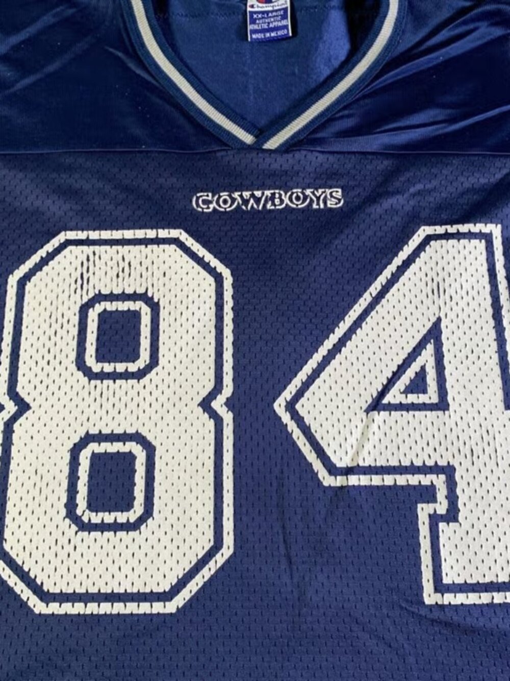 Vintage Dallas Cowboys Football Jersey Mens 2XL Blue NFL Champion Galloway #84